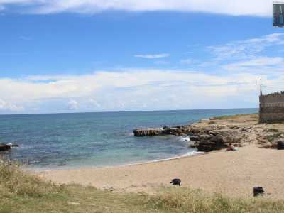 ...e subito dopo Cala Sant�Andrea (detta anche �dei Matarrese� per la vicinanza della villa dell�omonima famiglia di costruttori)